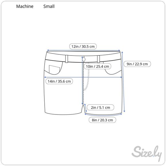 Machine Shorts Small Womens Zippered Front High Rise Raw Hem Distressed Summer - Picture 2 of 5